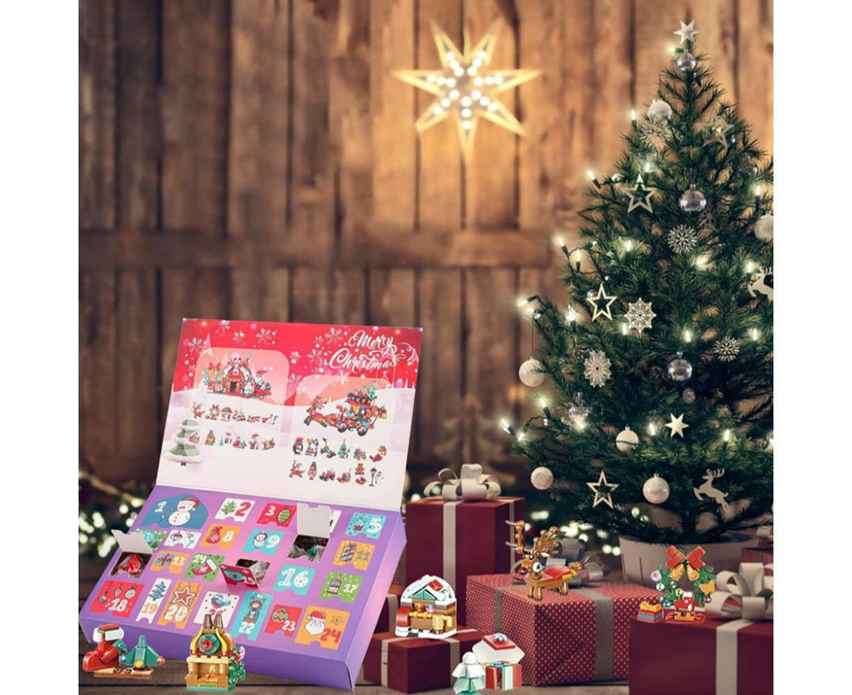 2024 Advent Calendar Christmas Building Block 24 Days Countdown Surprise Box
