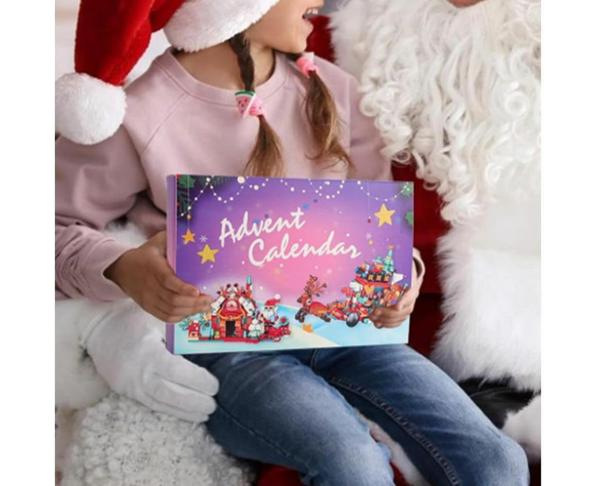 2024 Advent Calendar Christmas Building Block 24 Days Countdown Surprise Box