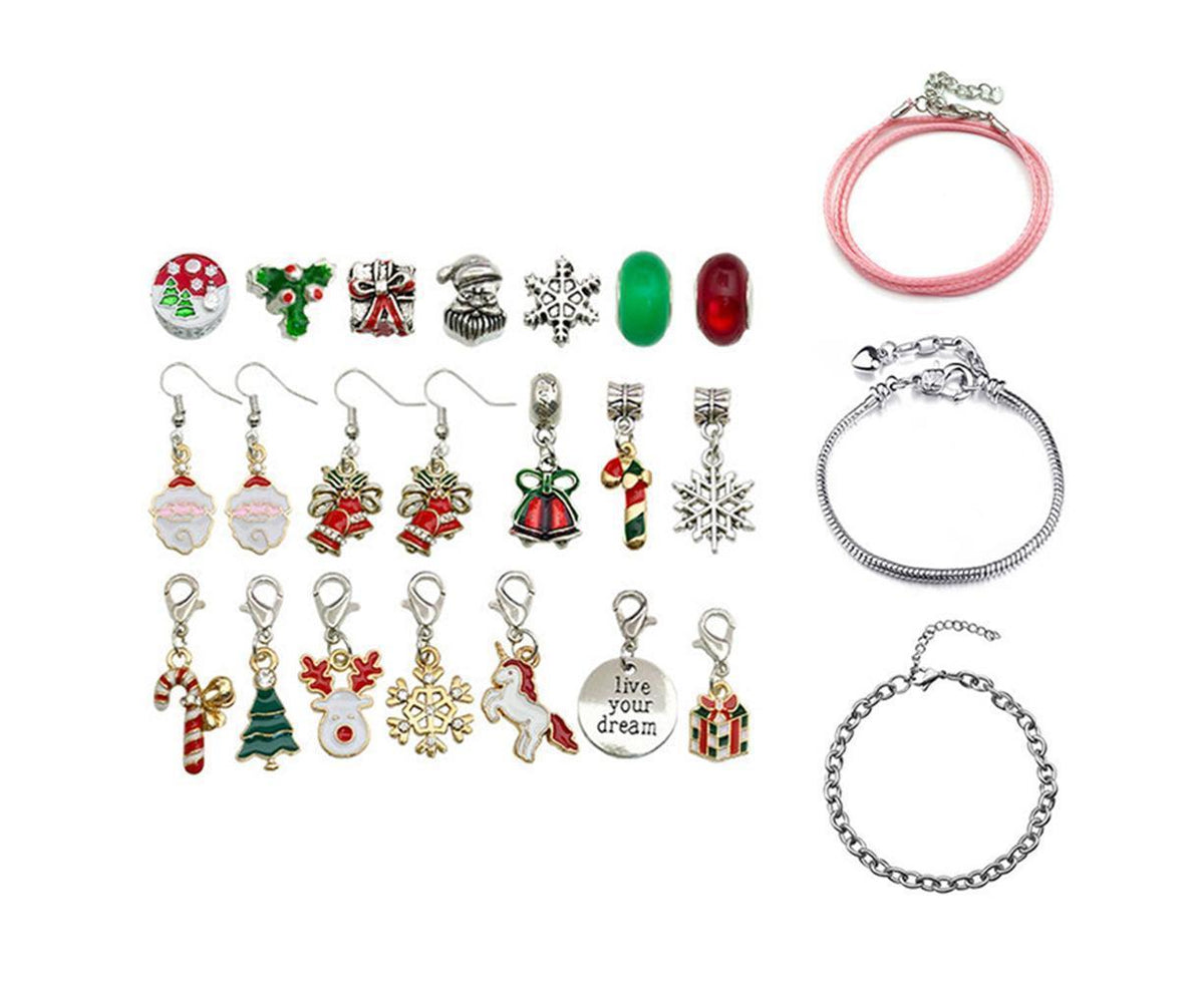Christmas Advent Calendar with DIY Charm Bracelets