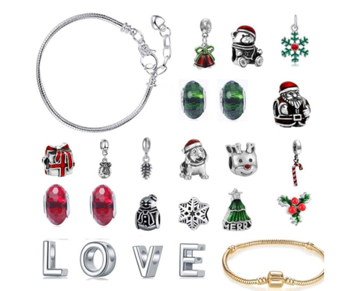 Christmas Advent Charm Calendar-LOVE Bracelet