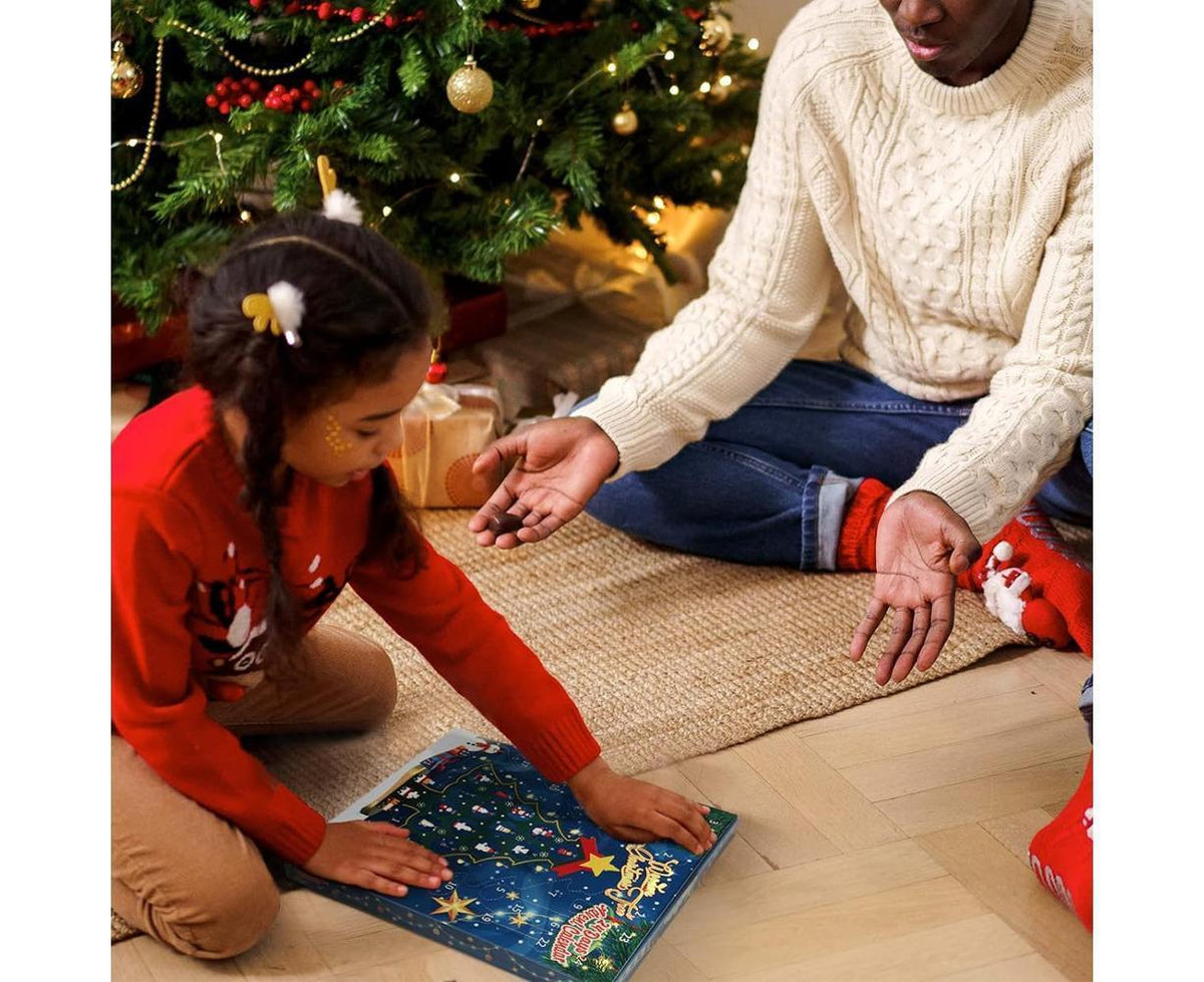 Christmas Tree Advent Calendar 24 Days Countdown to Christmas Tabletop Wooden Advent Calendar Tree
