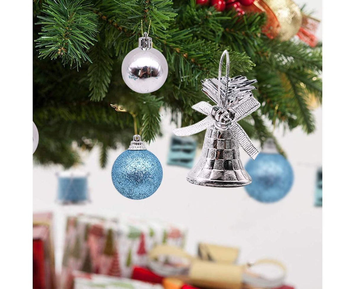 Christmas Tree Ornaments Set, 32PCS Mini Christmas Red and Gold Ball Ornaments Decoration for Christmas Trees