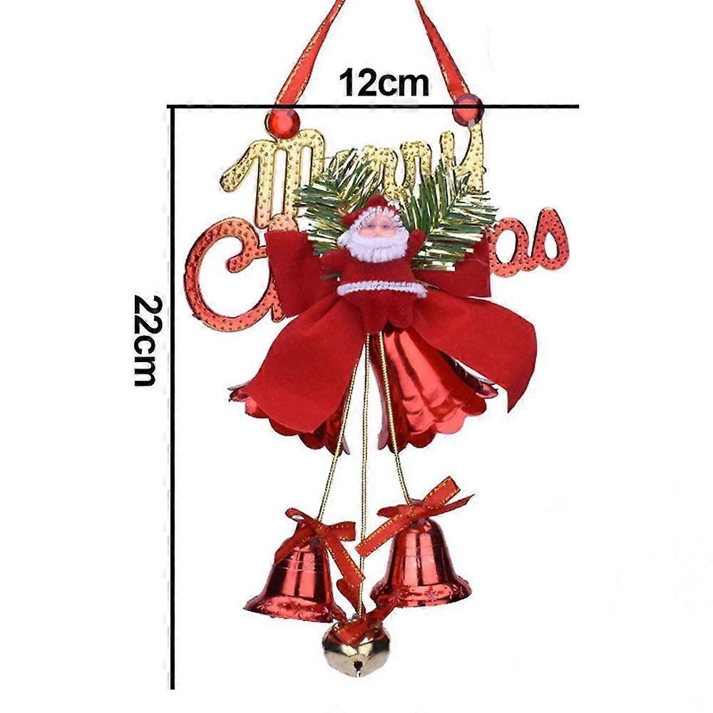 Christmas Decoration bells hanging, ornaments for front door, Christmas decorations