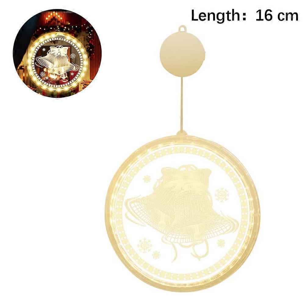 Christmas Decorative String Lights for Window, Acrylic LED Night Lights for babies-16cm