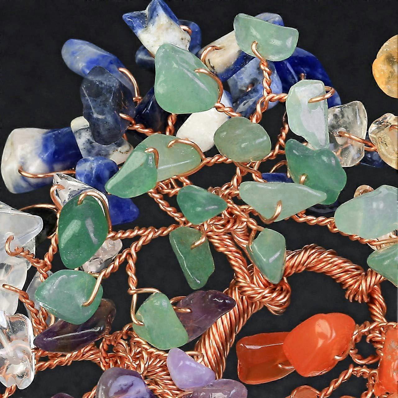Premium quality natural chakra crystal tree with healing properties