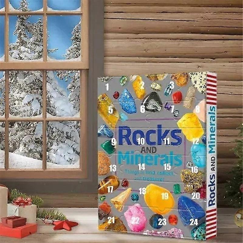 Healing Crystal Advent Calendar Babies With Rock Collections Pebbles Polished Gravel Christmas