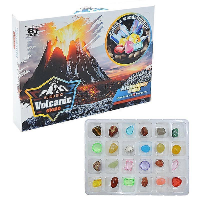Advent Calendar- Rocks, Minerals & Fossils Advent Calendar for Babies & Geology Enthusiasts, a Complete Rock Collection Christmas Countdown Calendar