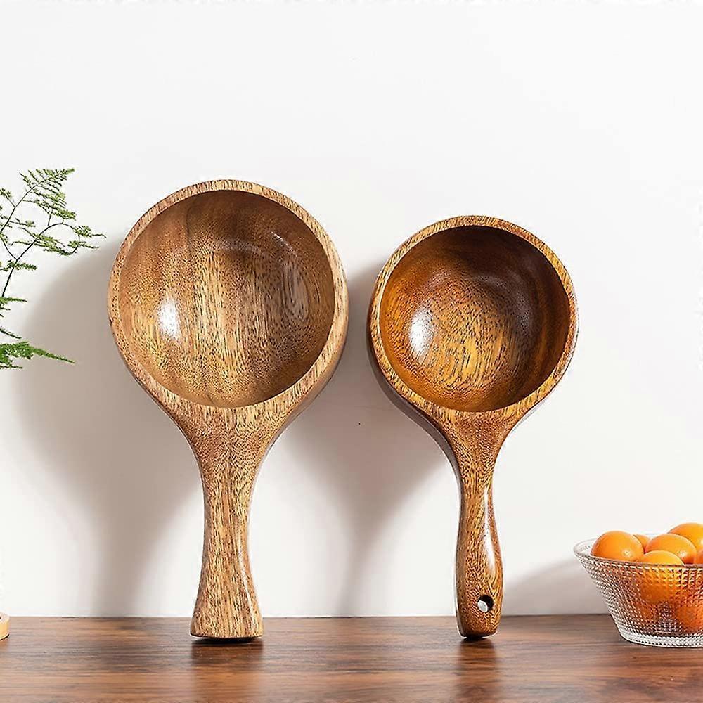 Wooden Spoon Solid Wood Water Spoon Rice Spoon Multipurpose Tableware Kitchen Utensil
