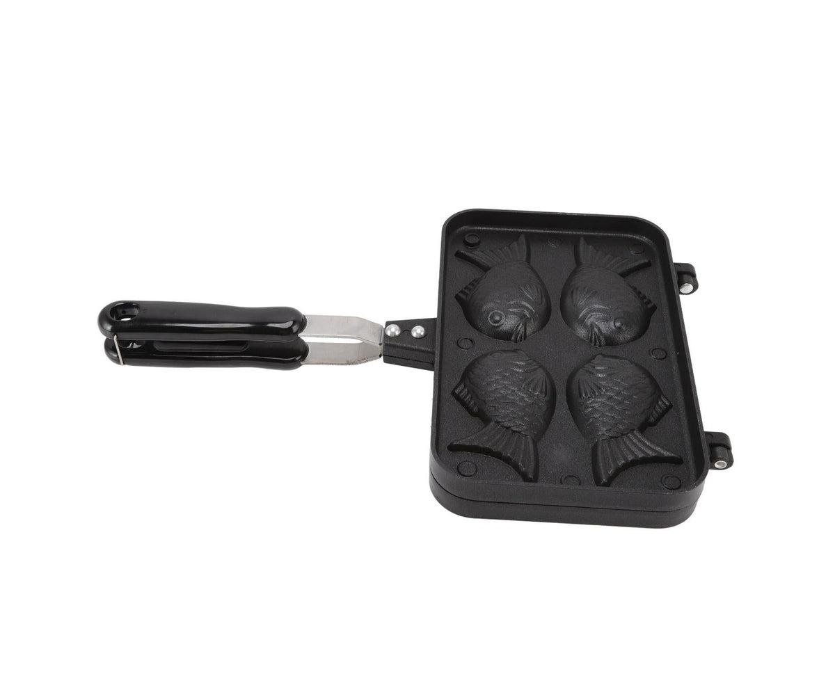 Taiyaki Fish Shape Cake Maker, Non-Stick Double Baking Pan Waffle Mold