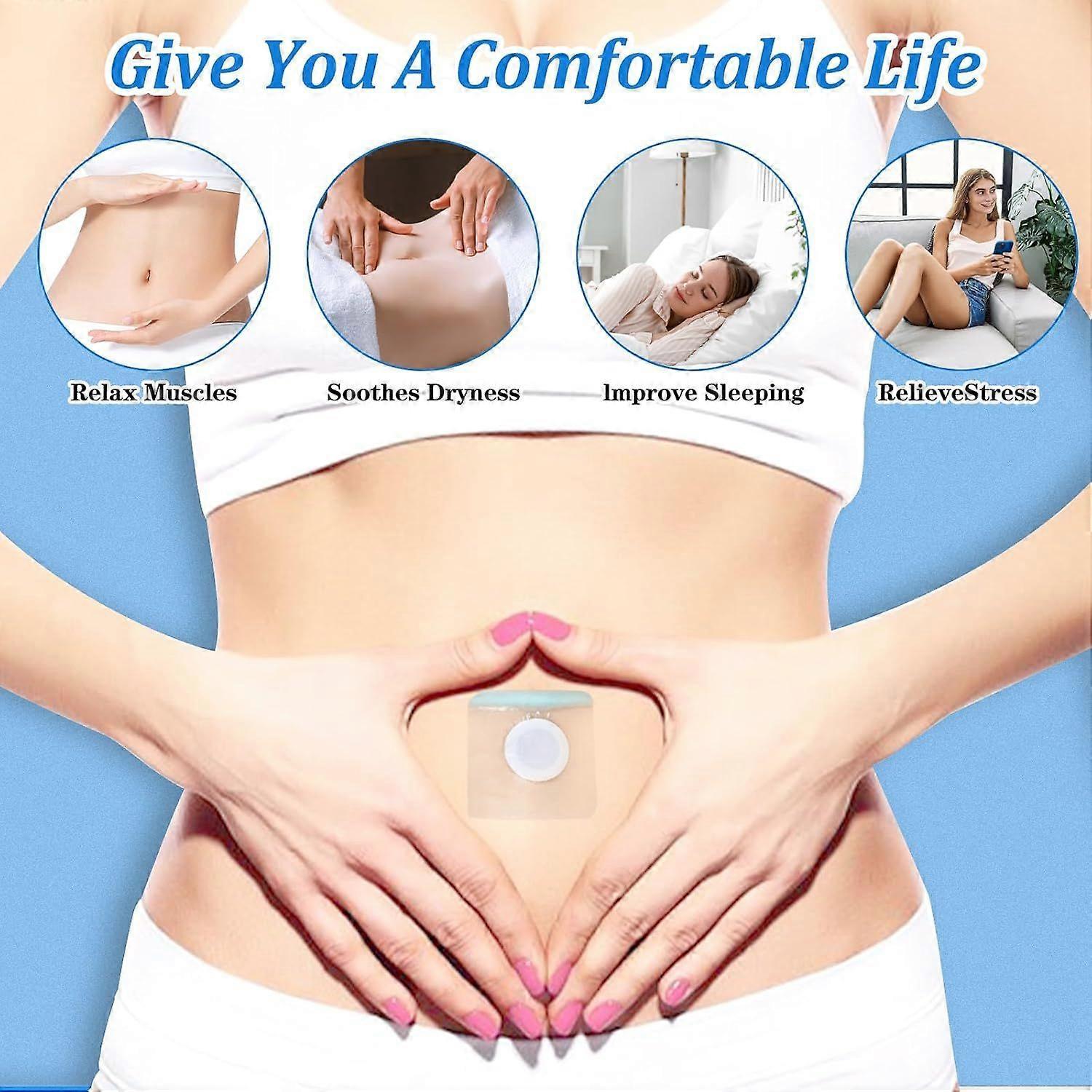20Pcs Castor Oil Patches, Disposable Castor Oil Pack Wrap Self-Adhesive Belly