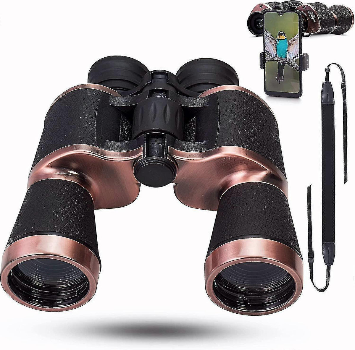 20x50 Compact Binoculars with Strap High Power Outdoor Telescope