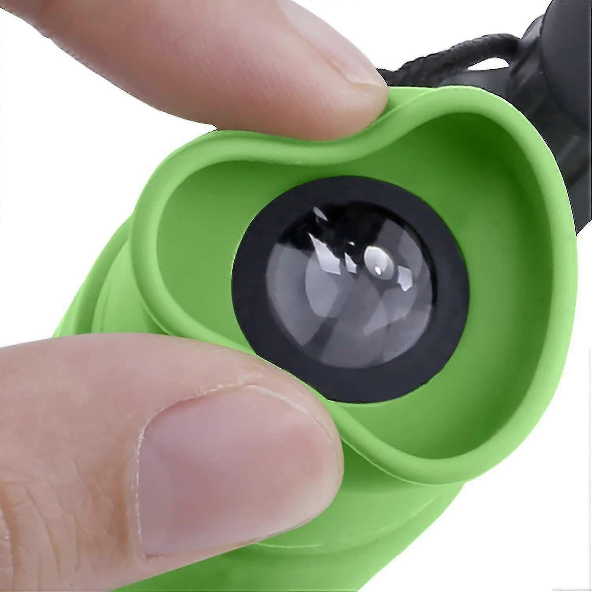 8x24 Waterproof Binoculars for Babies High Magnification Compact Green