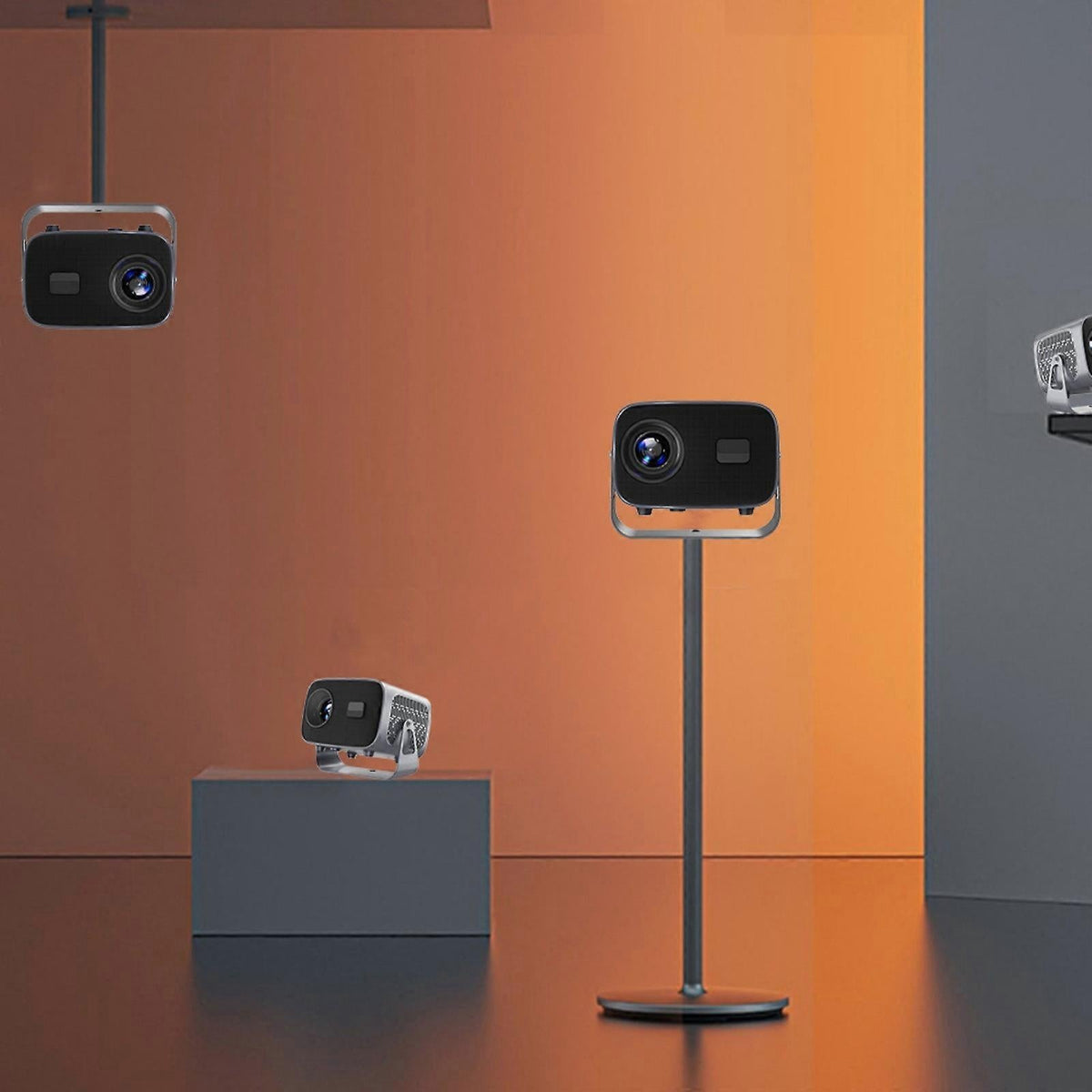 A10 Portable 4K Projector - Smart Video Projector for Home opera