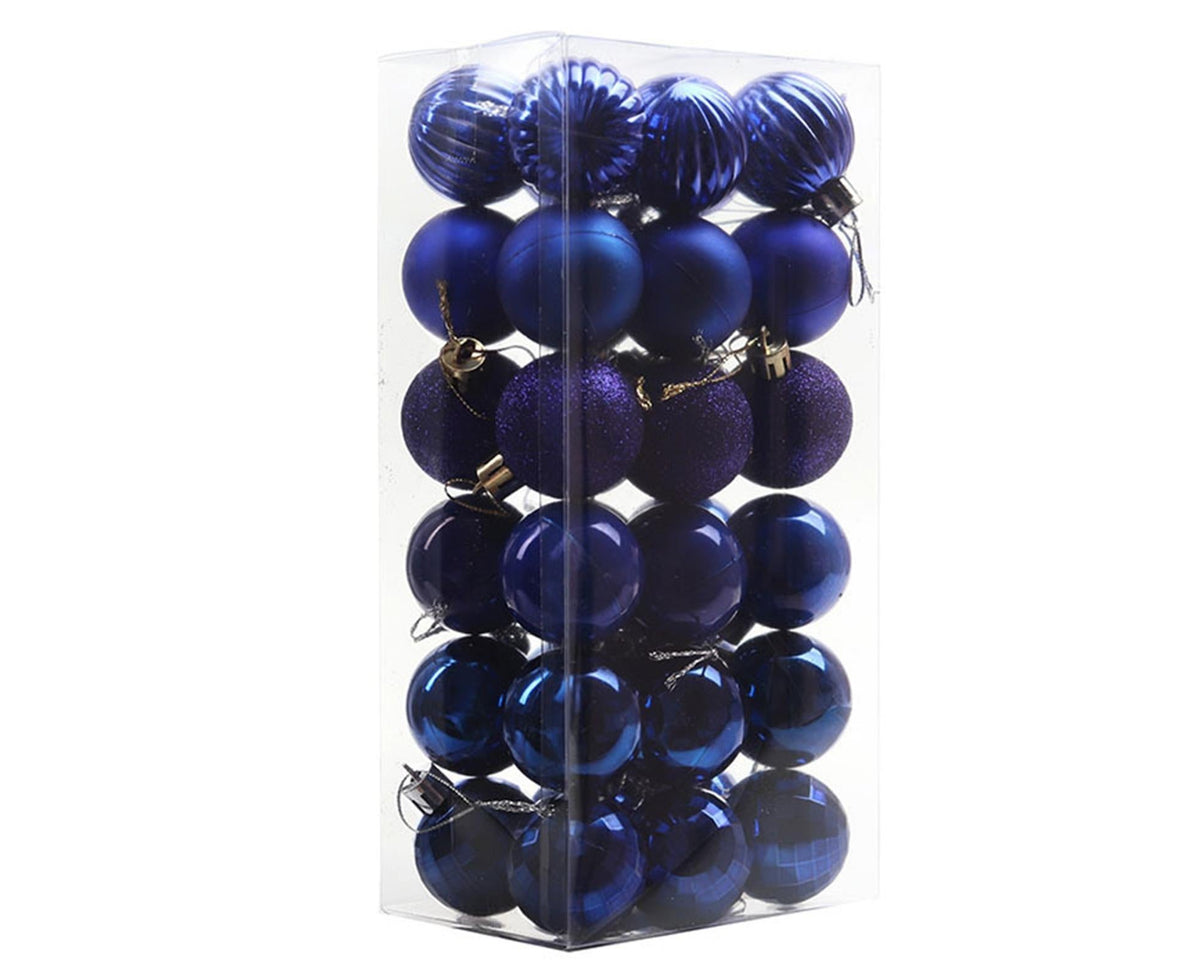 36Pcs 4cm Xmas Party Decor-Royal Blue