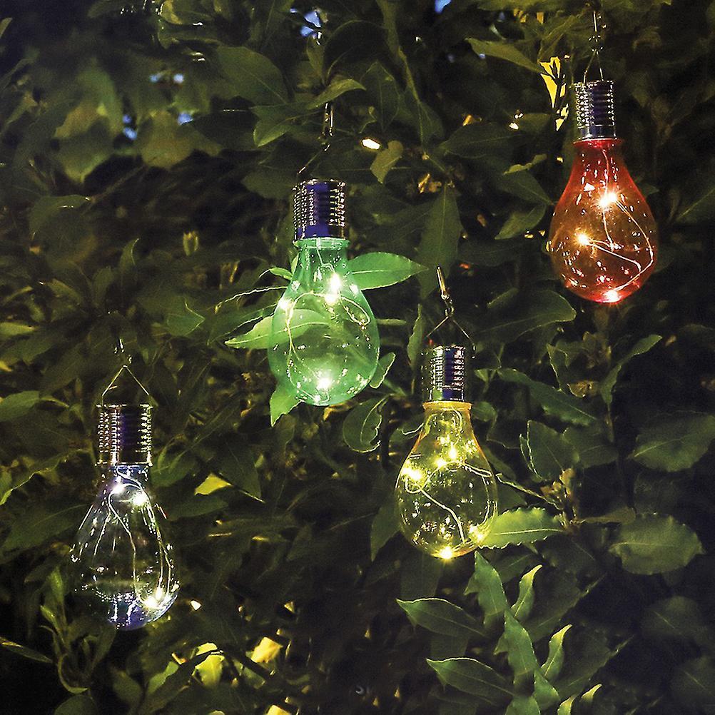 Outdoor Solar LED Hanging Light Bulbs Garden Lighting