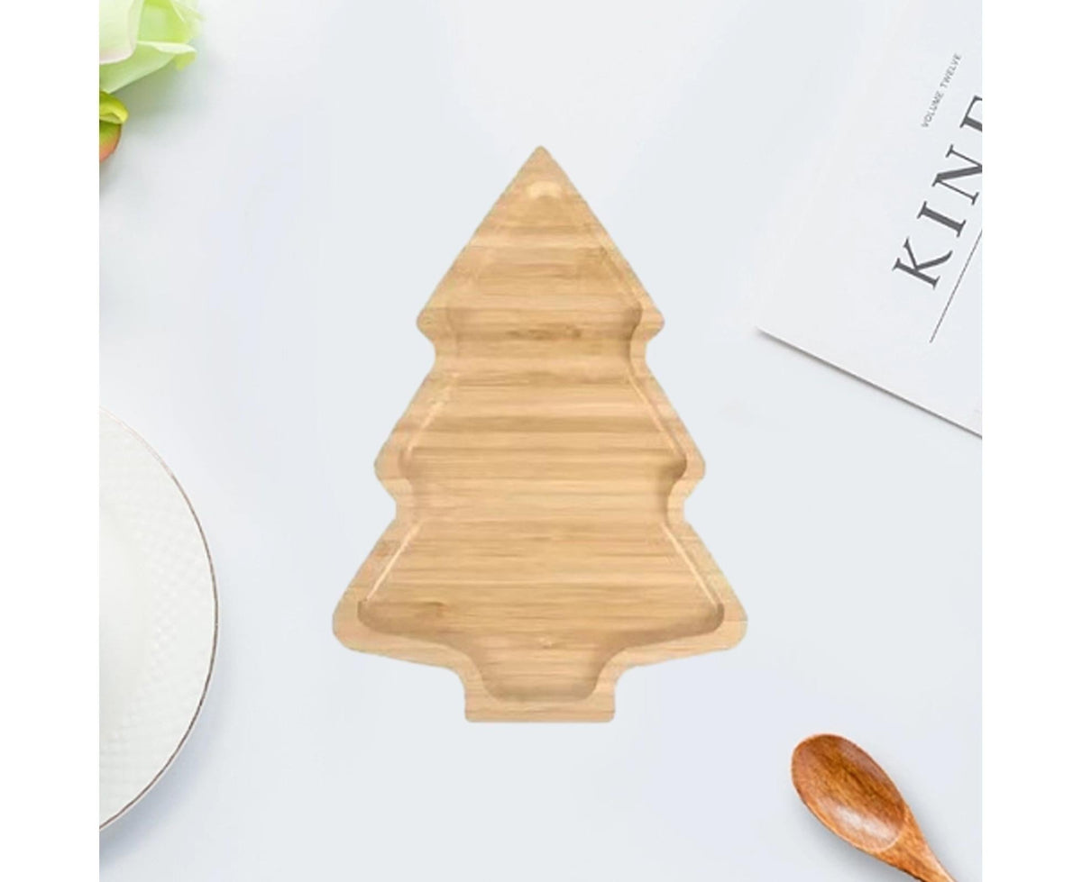 Xmas Tree Wooden Tray for Christmas Tree