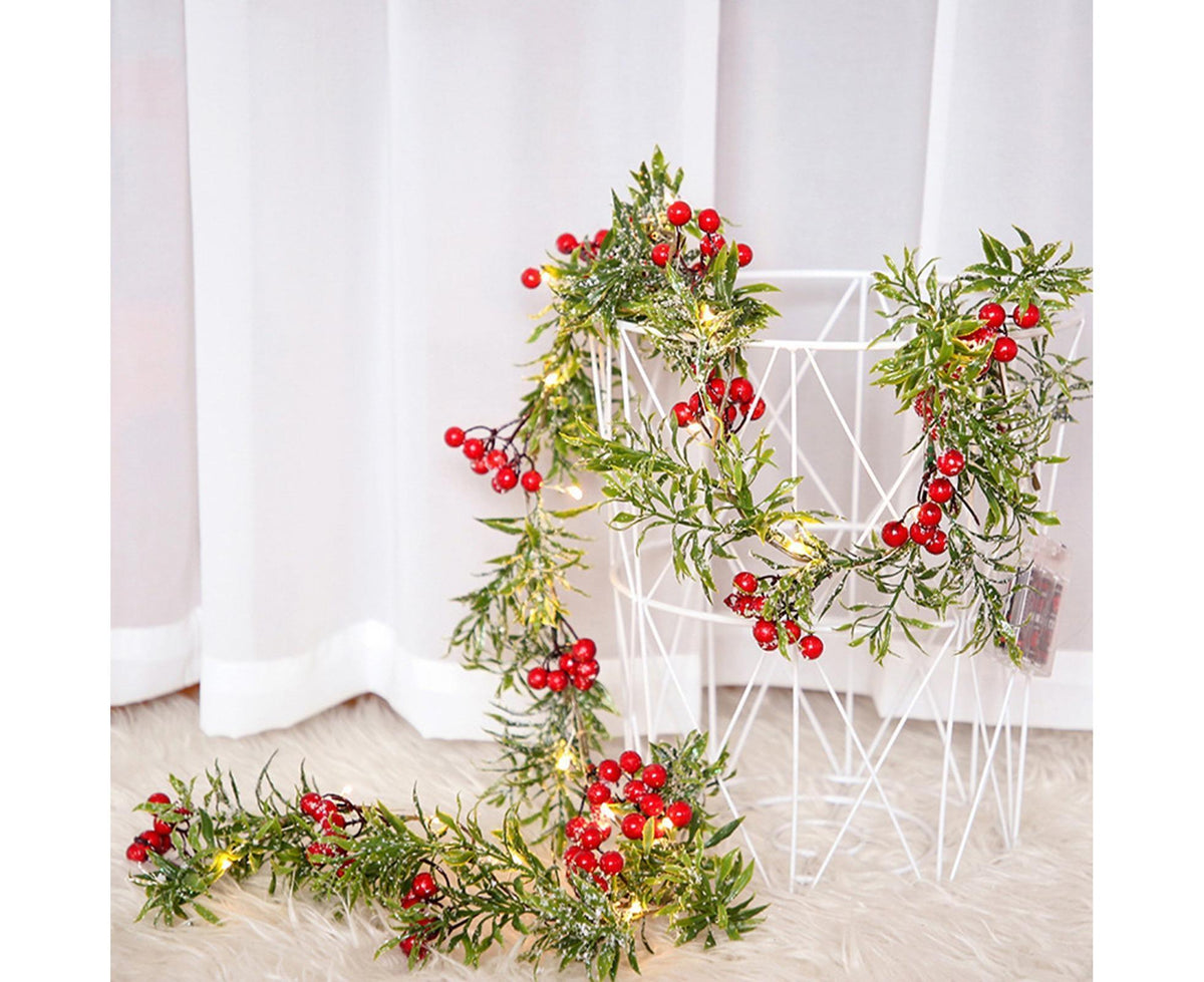 Xmas String Light Garden Decoration-Red