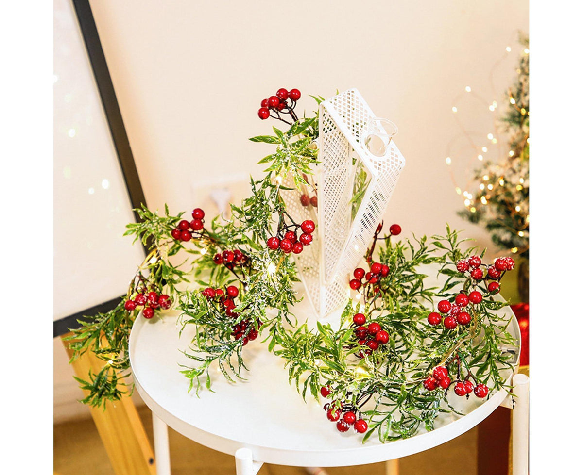 Xmas String Light Garden Decoration-Red