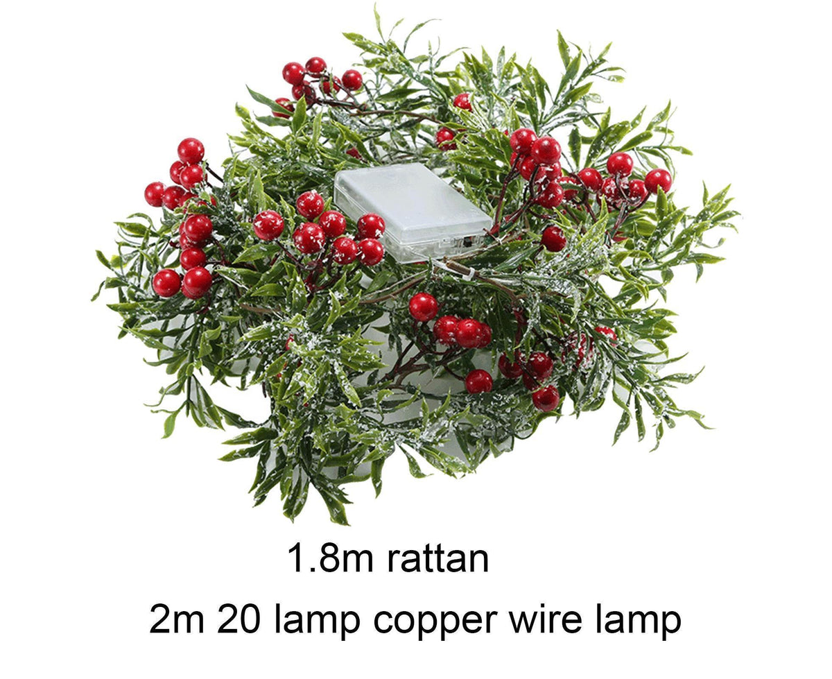 Xmas String Light Garden Decoration-Red