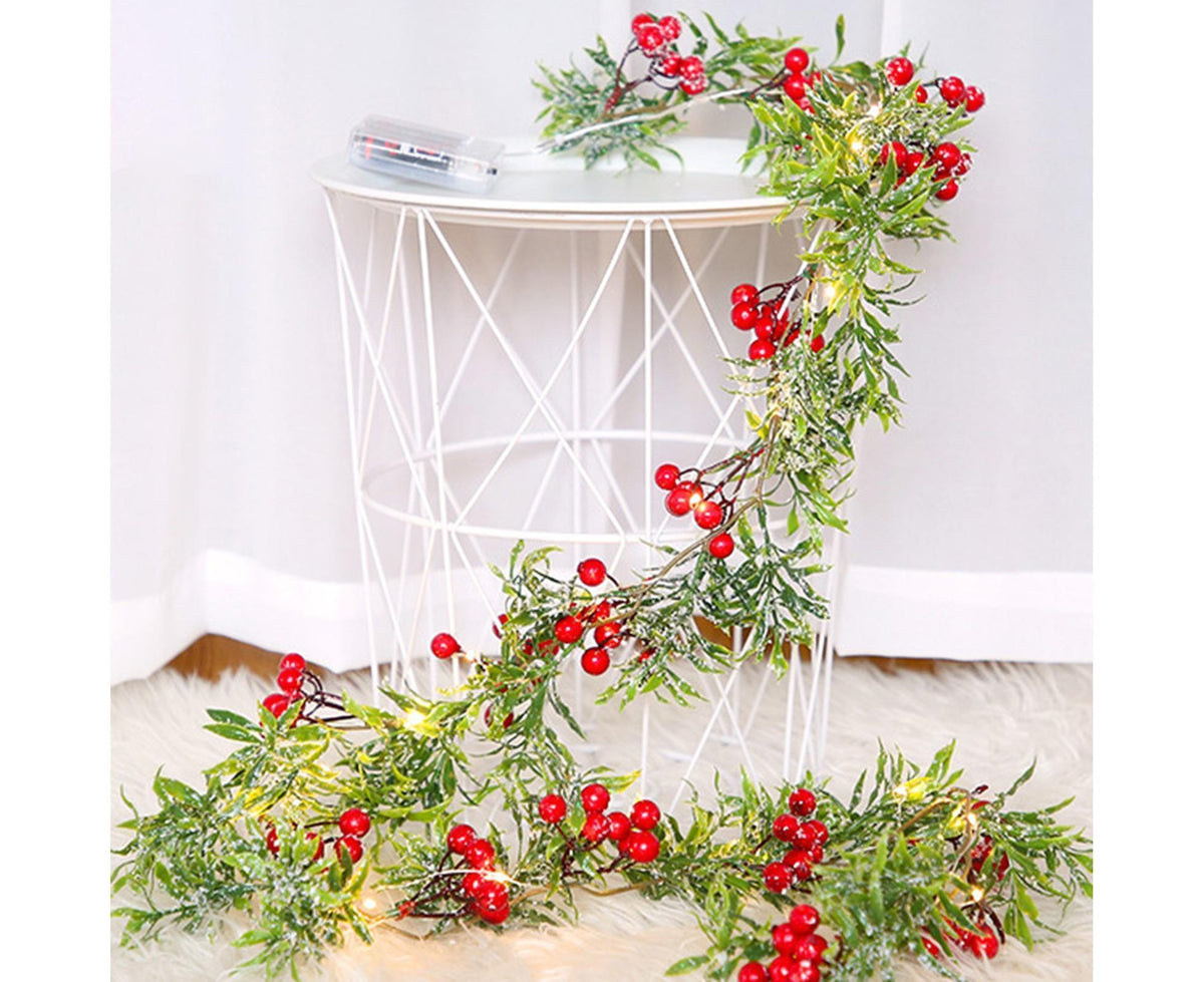 Xmas String Light Garden Decoration-Red