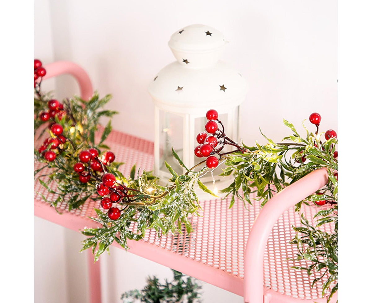 Xmas String Light Garden Decoration-Red
