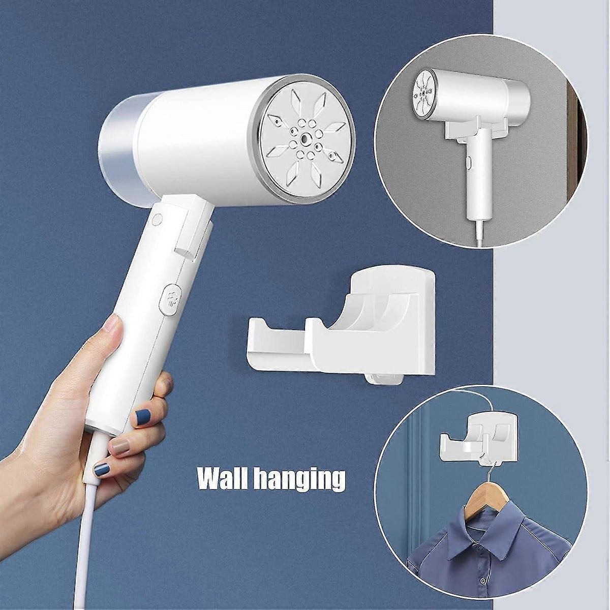 1200W Vertical Travel Steam Iron 200ml Lightweight Portable Handheld Steamer