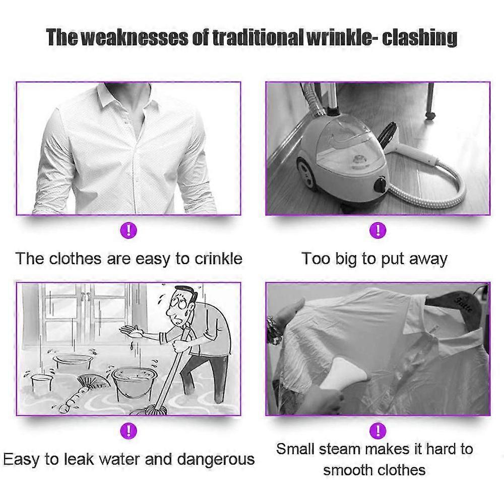 Portable Garment Steamer Handheld Clothes Steamer 30s Fast Heat Up for Travel
