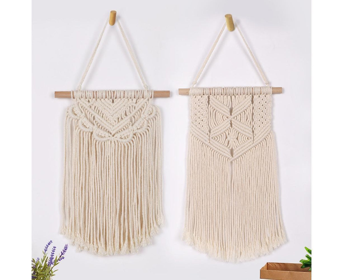 Boho Handwoven Wall Hanging Tassel Tapestry Craft Wedding Home Dorm Room Decor-6#