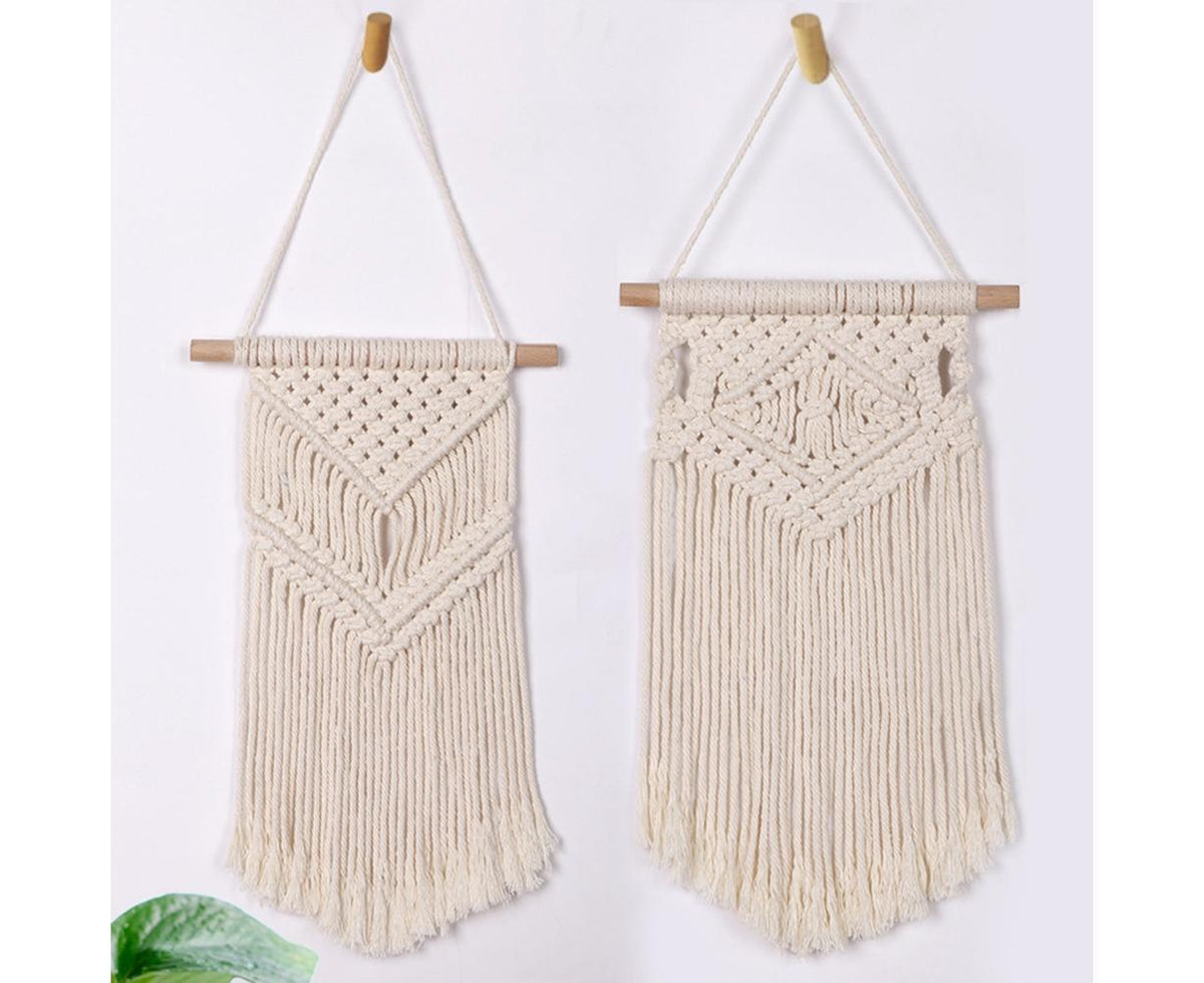 Boho Handwoven Wall Hanging Tassel Tapestry Craft Wedding Home Dorm Room Decor-6#