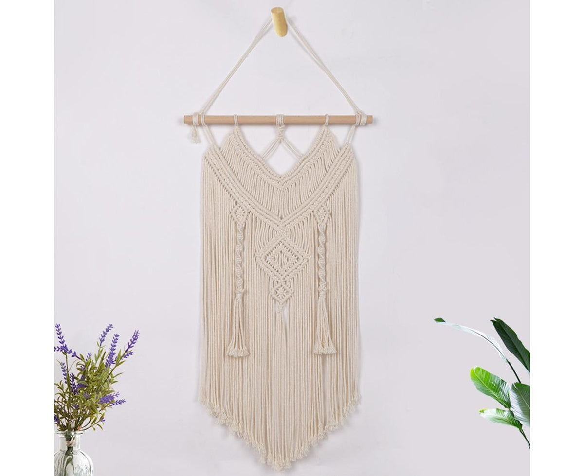 Boho Handwoven Wall Hanging Tassel Tapestry Craft Wedding Home Dorm Room Decor-6#