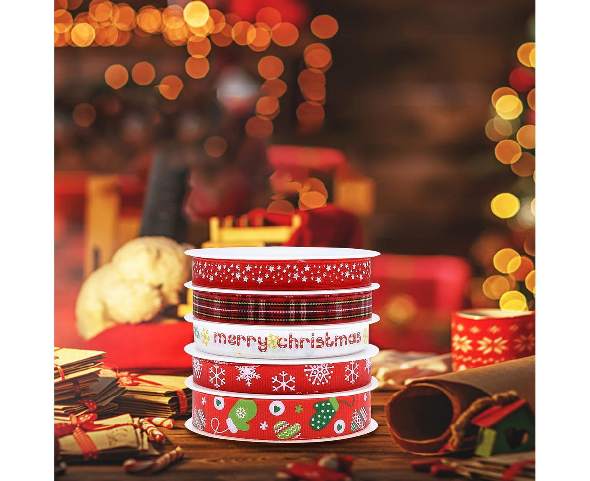Christmas Ribbon for Gifts-Multicolor
