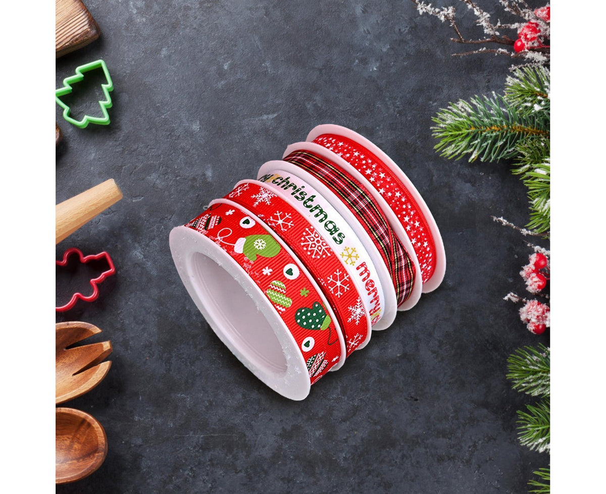 Christmas Ribbon for Gifts-Multicolor