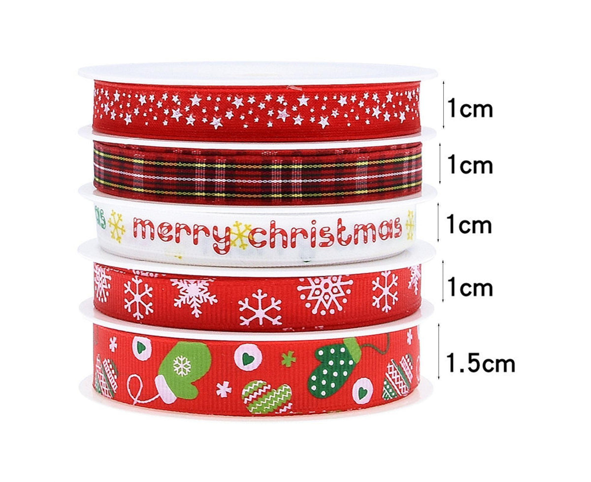 Christmas Ribbon for Gifts-Multicolor