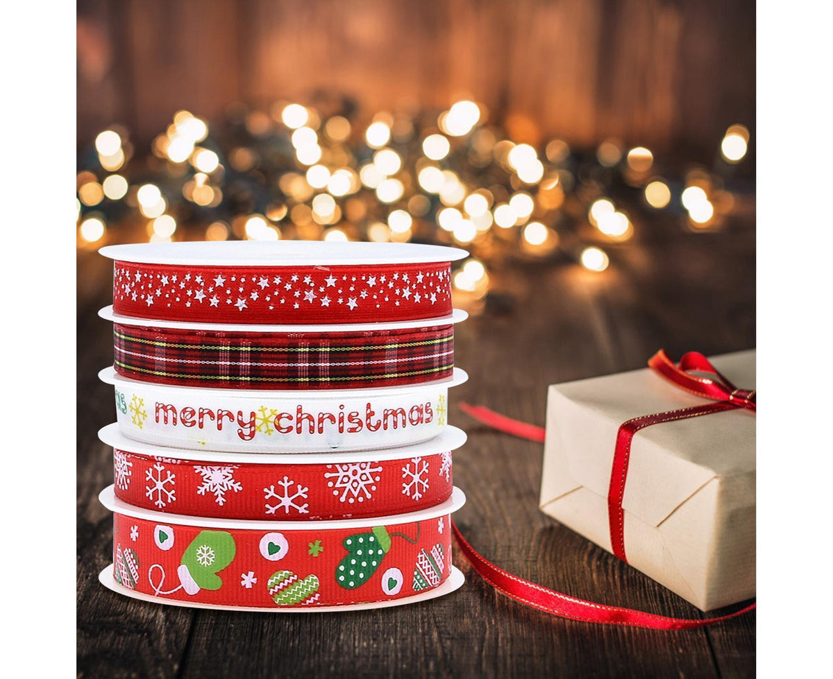 Christmas Ribbon for Gifts-Multicolor