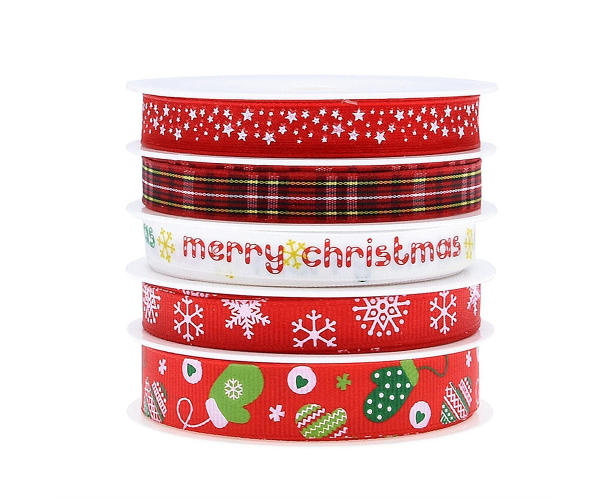 Christmas Ribbon for Gifts-Multicolor