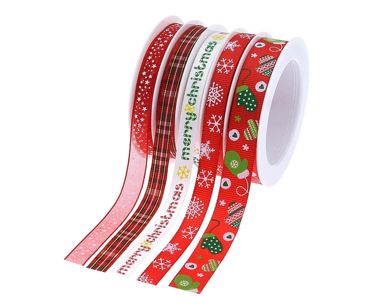 Christmas Ribbon for Gifts-Multicolor