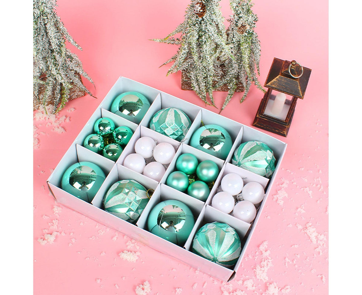 Xmas Balls Round Shape-Green