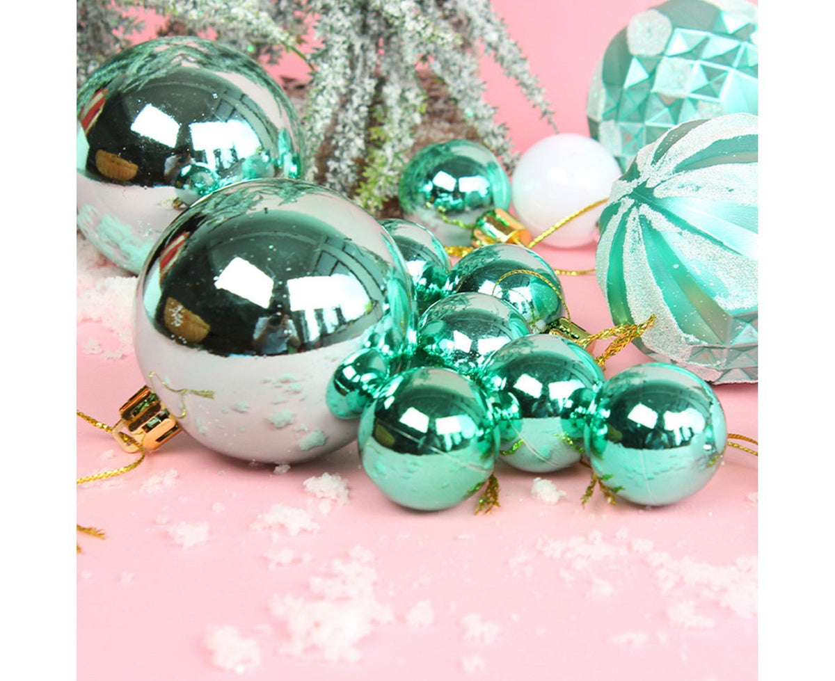Xmas Balls Round Shape-Green