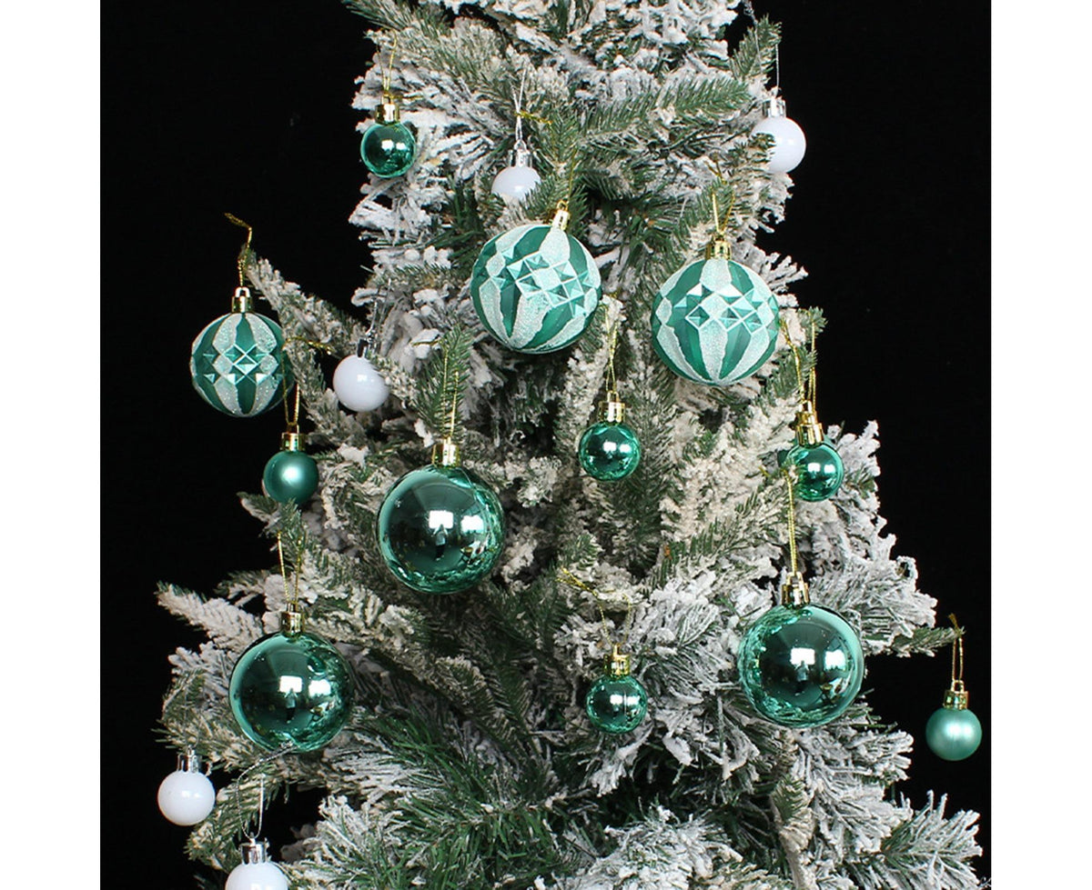 Xmas Balls Round Shape-Green