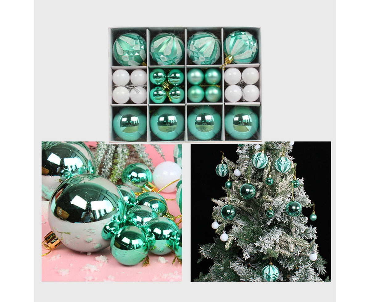 Xmas Balls Round Shape-Green