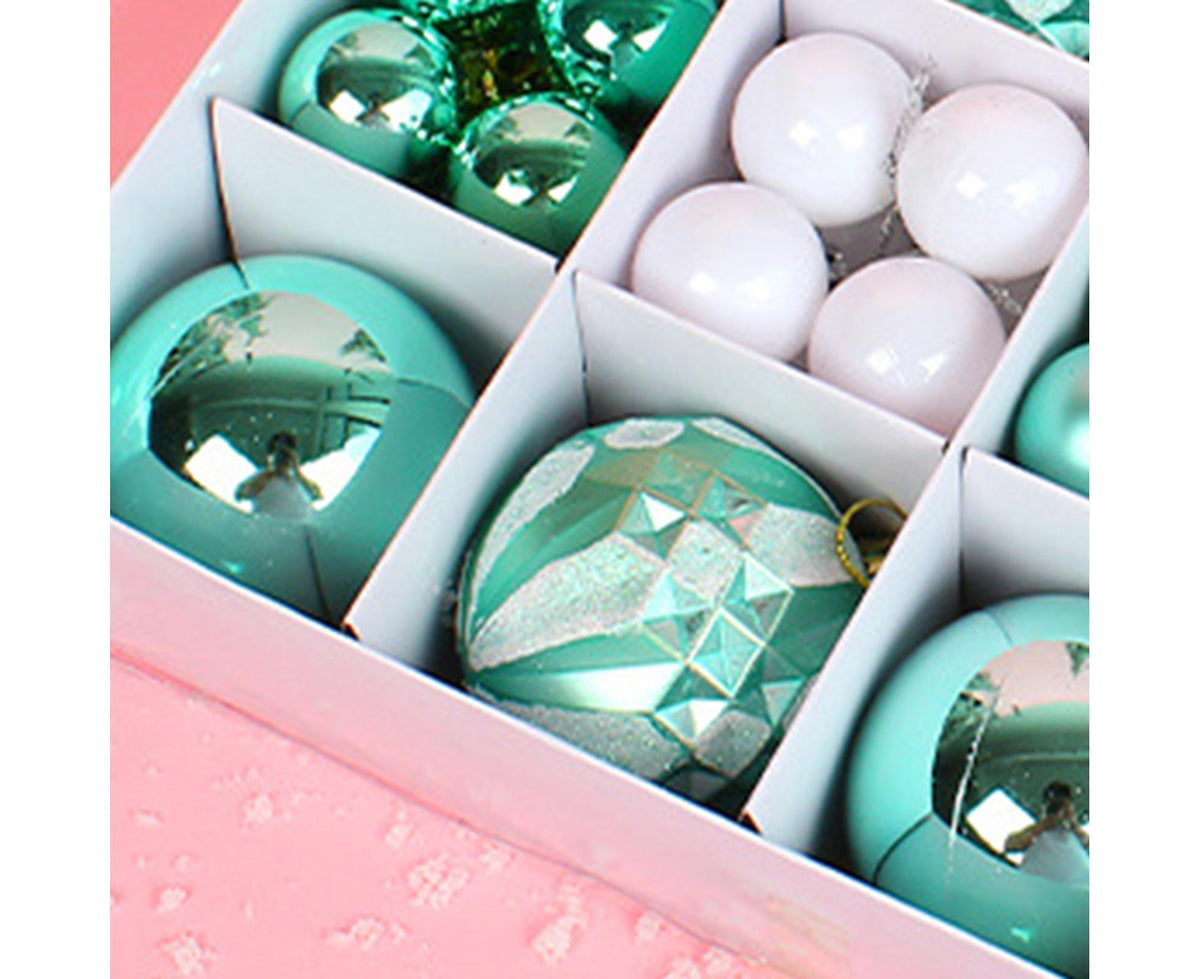 Xmas Balls Round Shape-Green