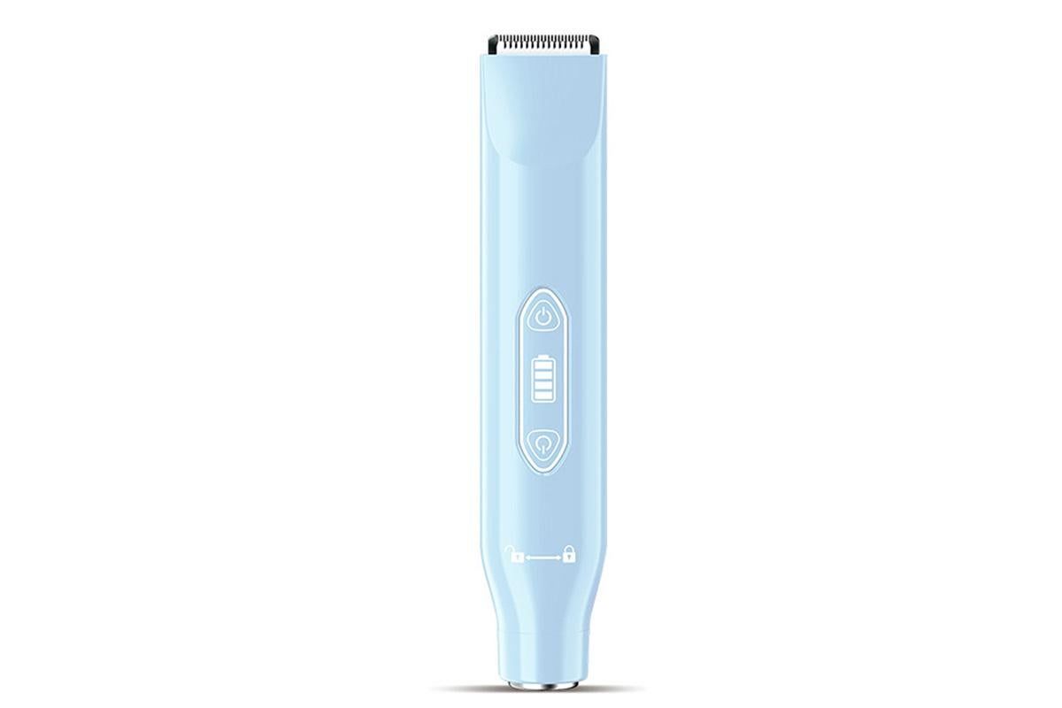 3-in-1 Electric Shaver Nose Hair Trimmer for Face Body Bikini Underarm and Legs - Blue