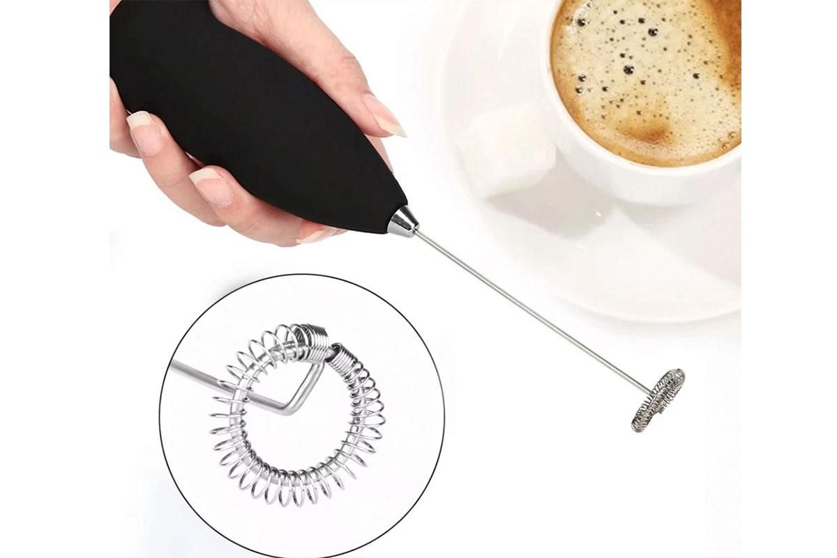 Electric Milk Coffee Foamer Frother Egg Beater Whisk Mixer Blender Kitchen Tool