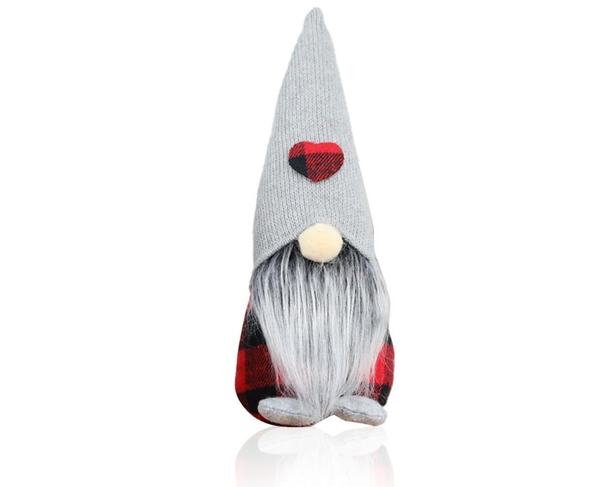 Christmas Ornaments Gnome Faceless Santa Doll Window Tabletop Decoration Gift-L