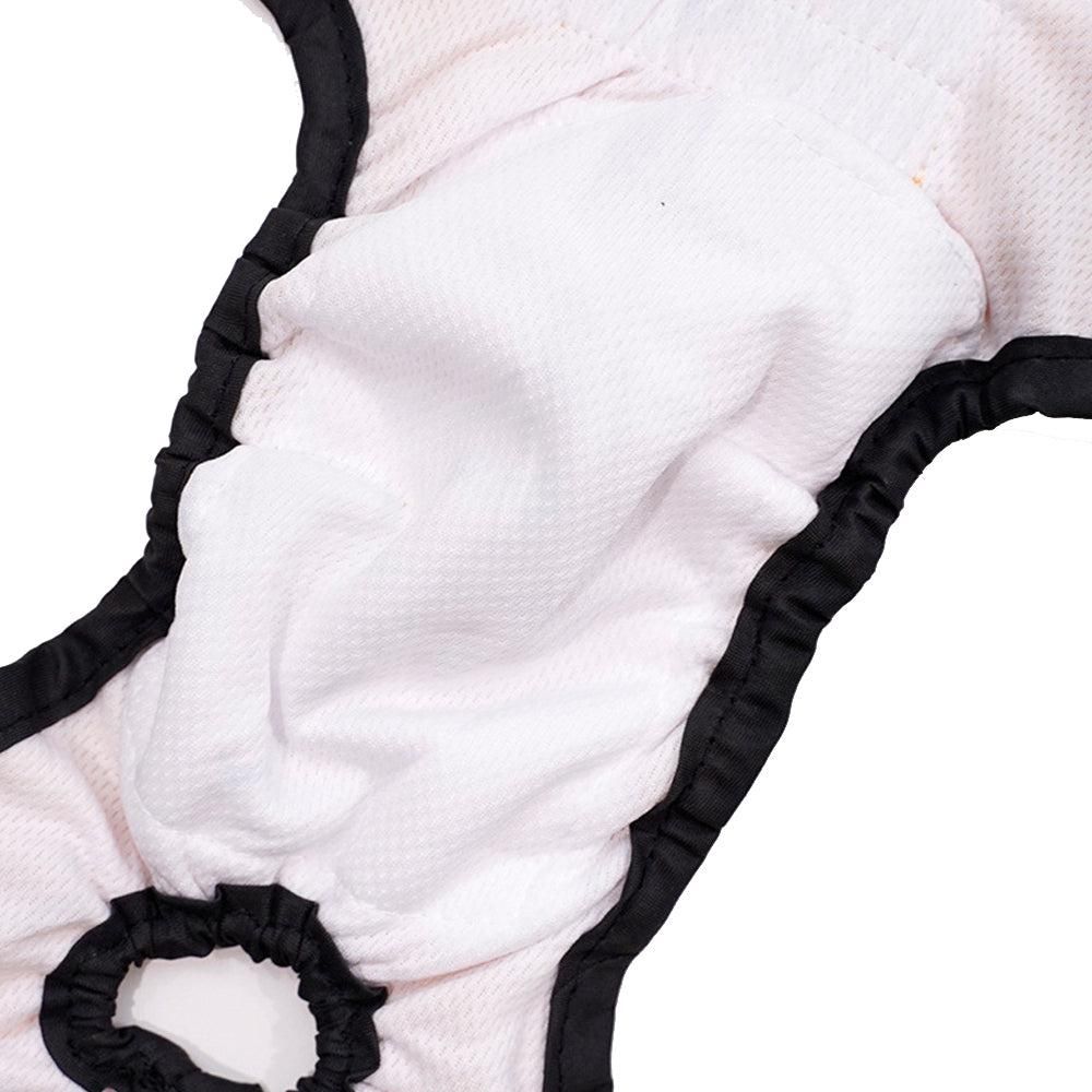 Washable Female Pet Nappy Diaper Dog Cat Physiological Pants Gray - M