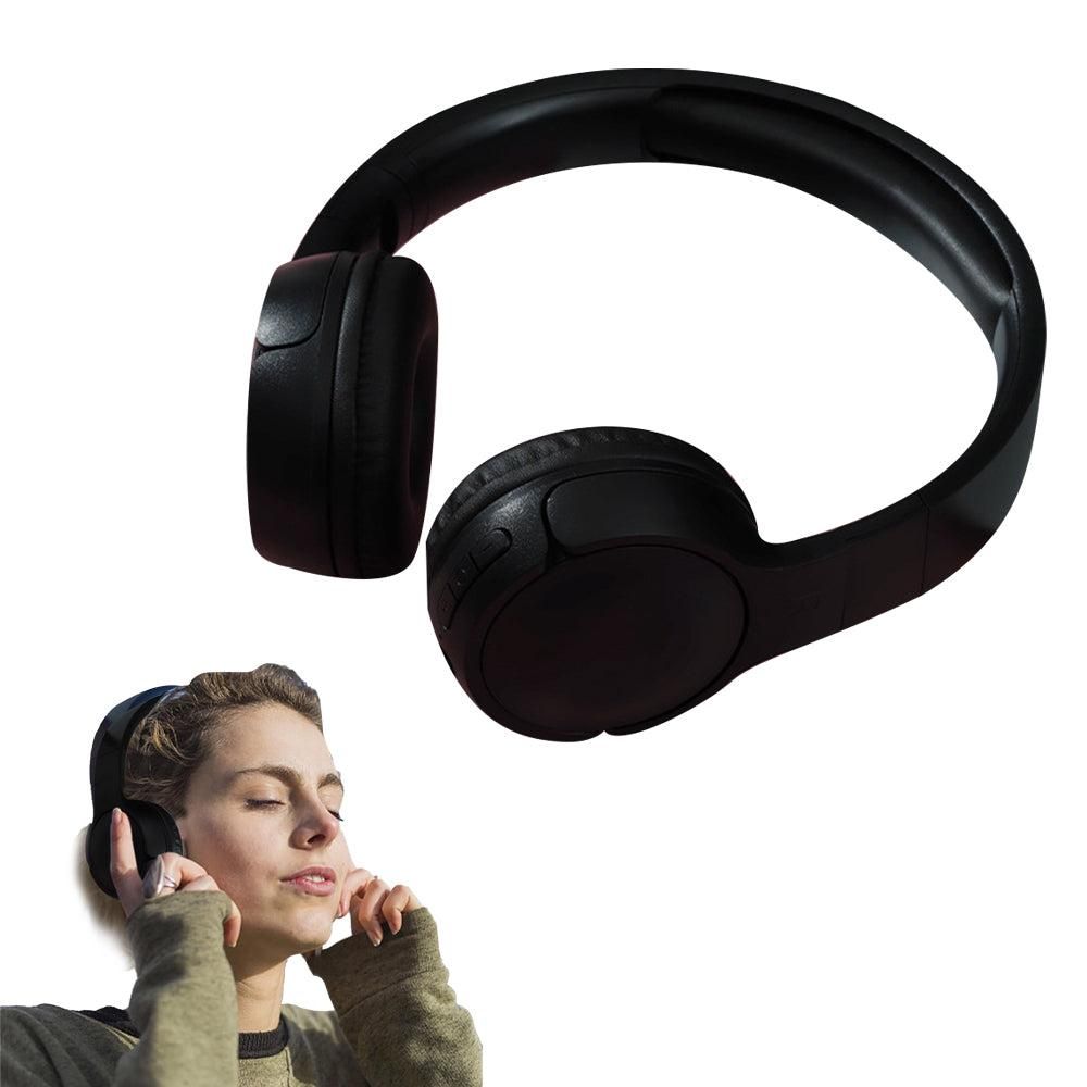 Rechargeable Bluetooth Wireless Headphones On-Ear Stereo Headset White