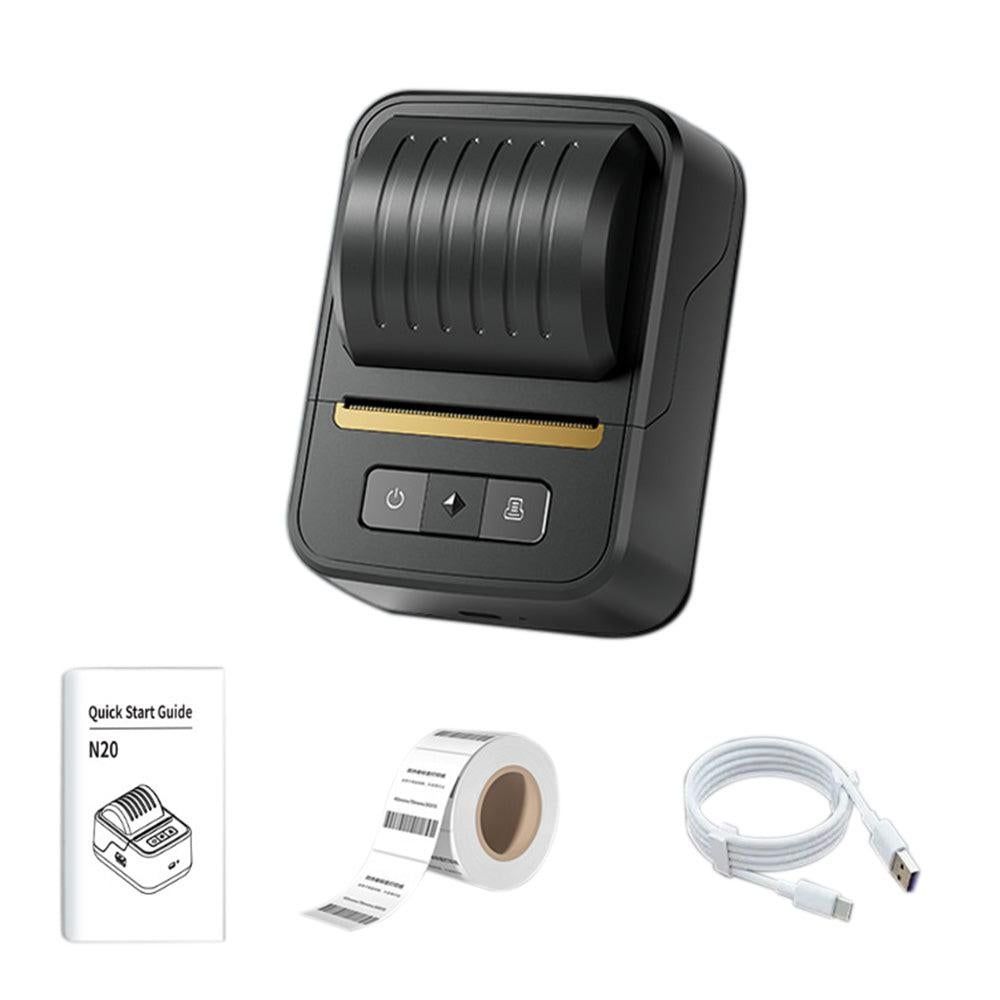 Bluetooth Label Maker Machine with Tape Roll Inkless Labeler Sticker Printer for Home Office
