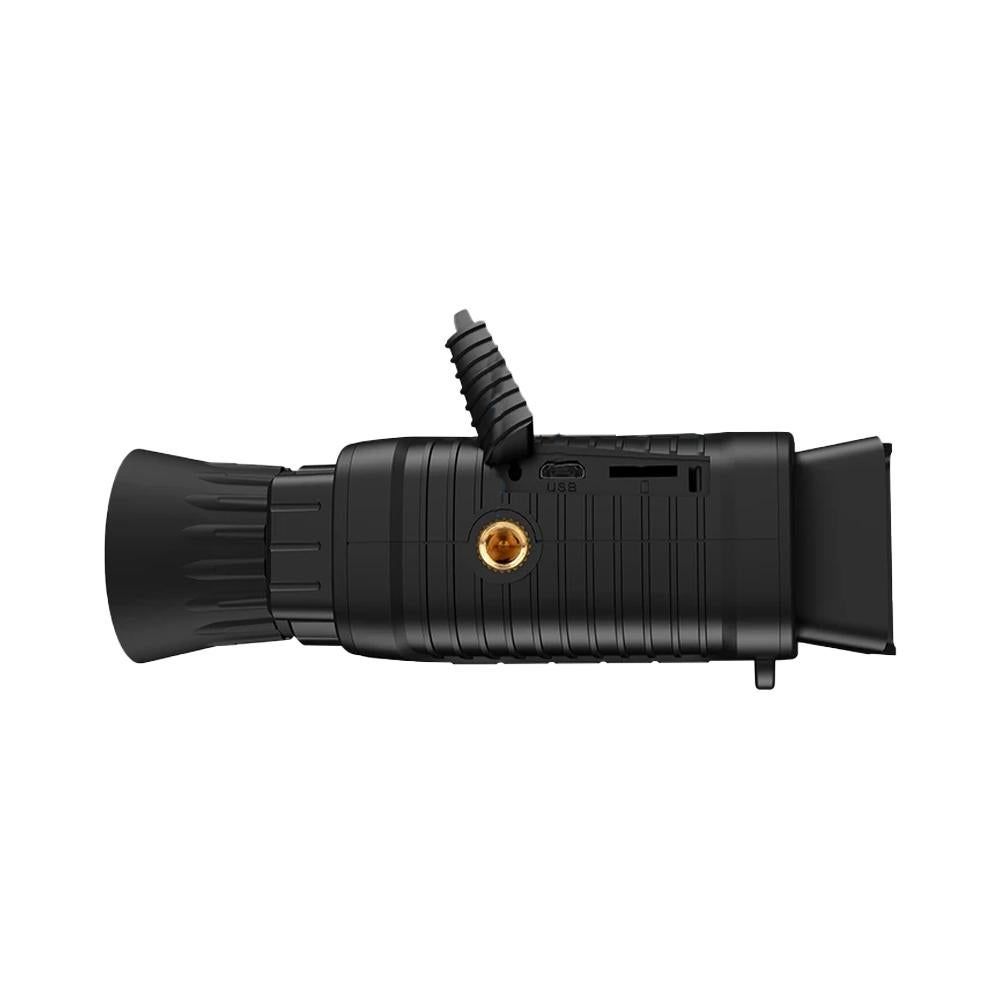 Night Vision Monocular Binoculars 4K IR Digital Telescope for Adult Hunting Camping-Black