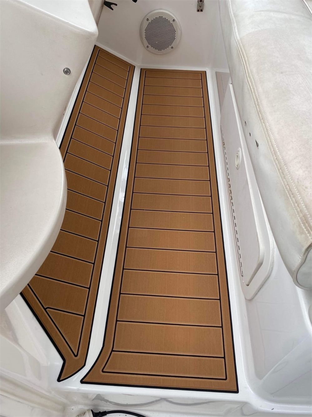 2000 Cruiser Yachts 3075 Express Swim Platform Cockpit Pad Boat EVA Teak Floor SeaDek MarineMat Gatorstep Style Self Adhesive