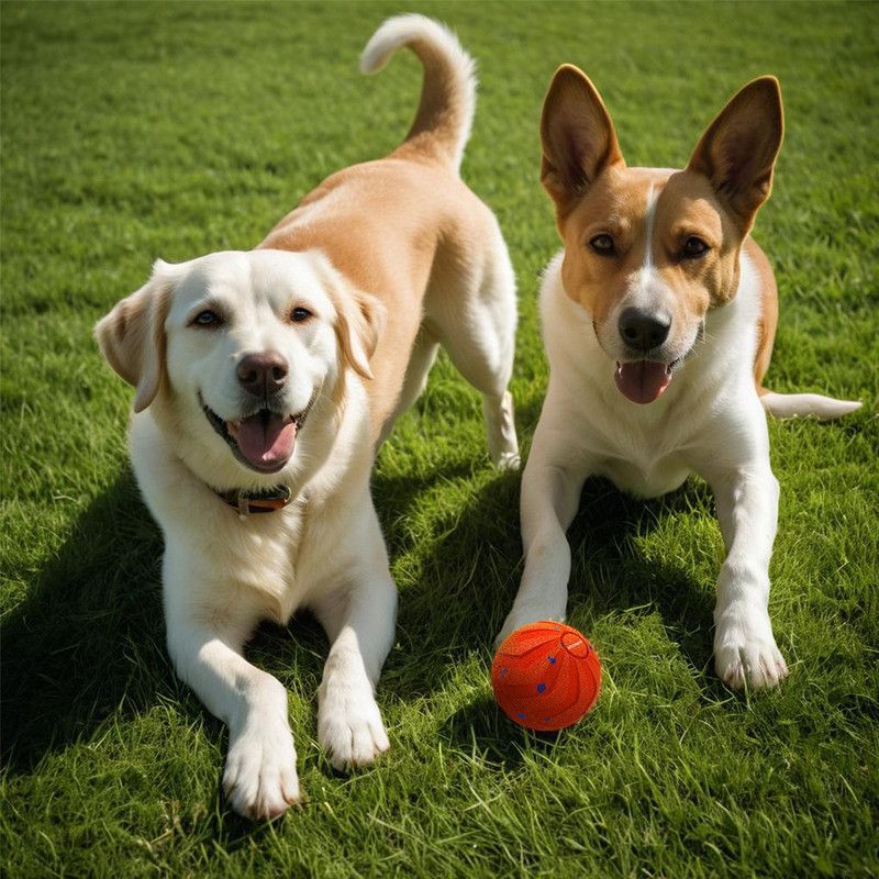 Smart Interactive Dog Toy Ball, Auto-Bouncing and Spinning, E-TPU Bite-Resistant and Rechargeable - Gray